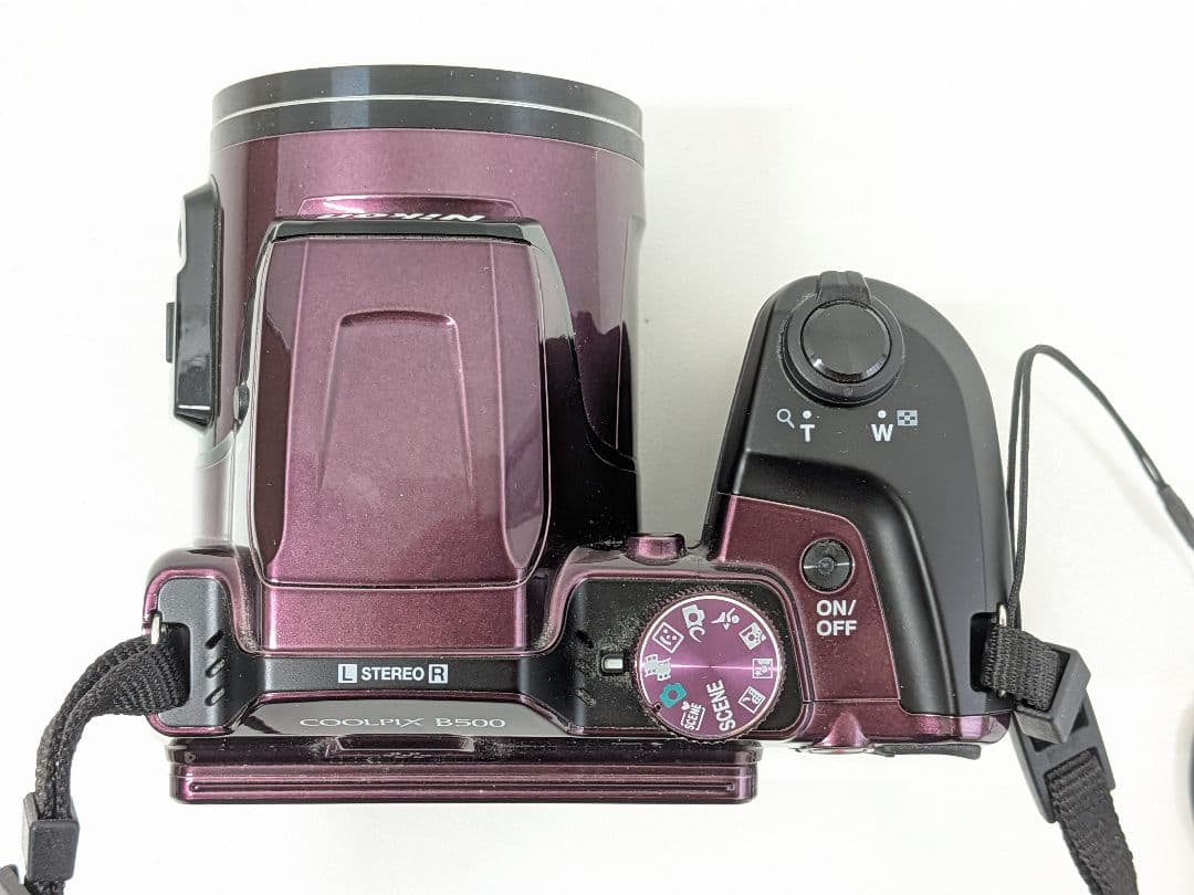 【動作OK】Nikon COOLPIX B500 プラム