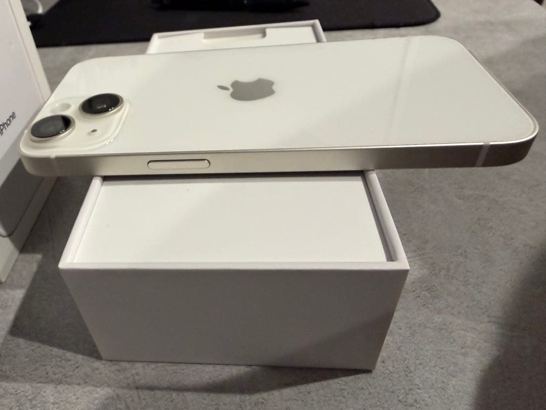 【美品&バッテリー100%】 iPhone 14ホワイト 本体 128GB