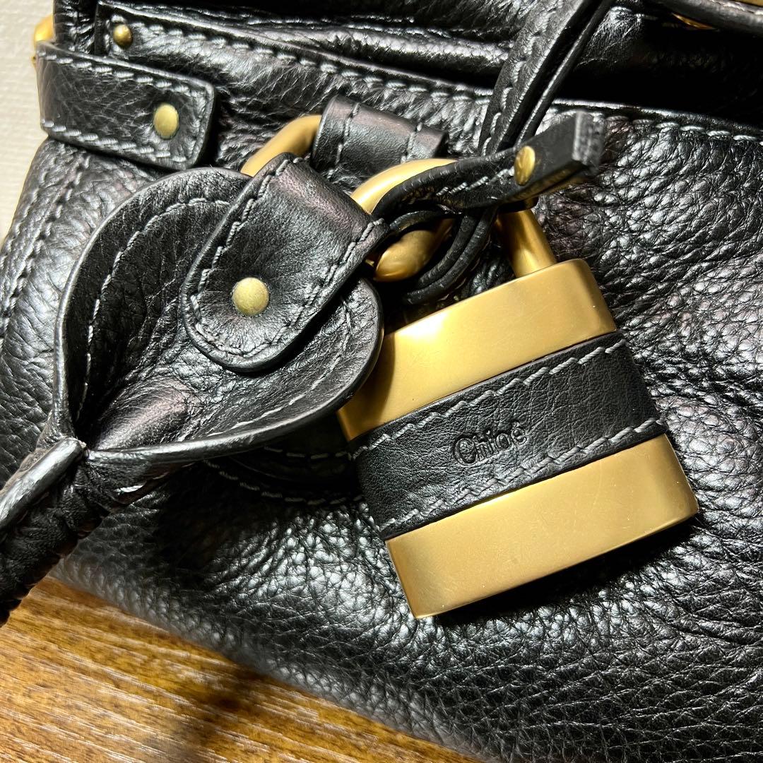 Chloe (クロエ) Paddington (パディントン) ハンドバッグ 黒