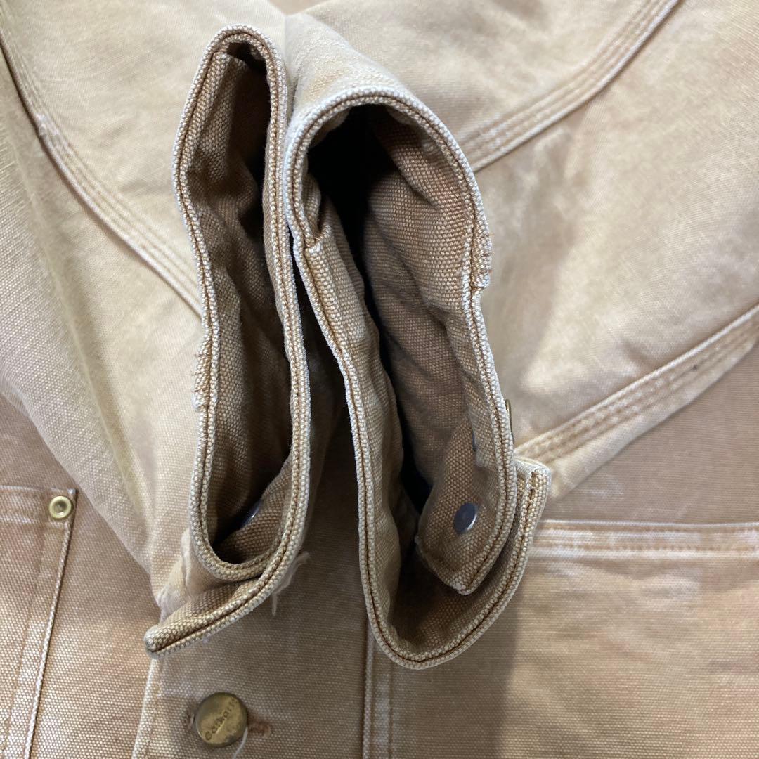 カーハート 90's？前後企業ロゴ刺繍 carhartt ミシガンチョアコート