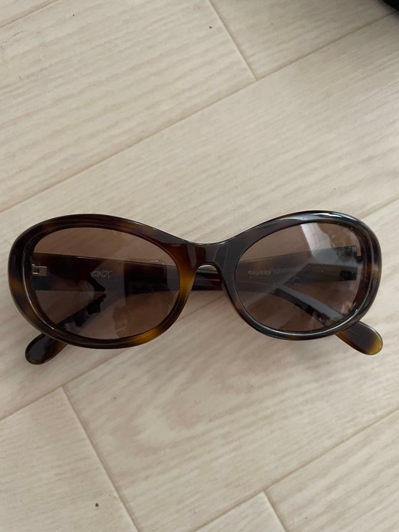 【美品】 stussy cindy べっ甲柄 サングラス ケース付き