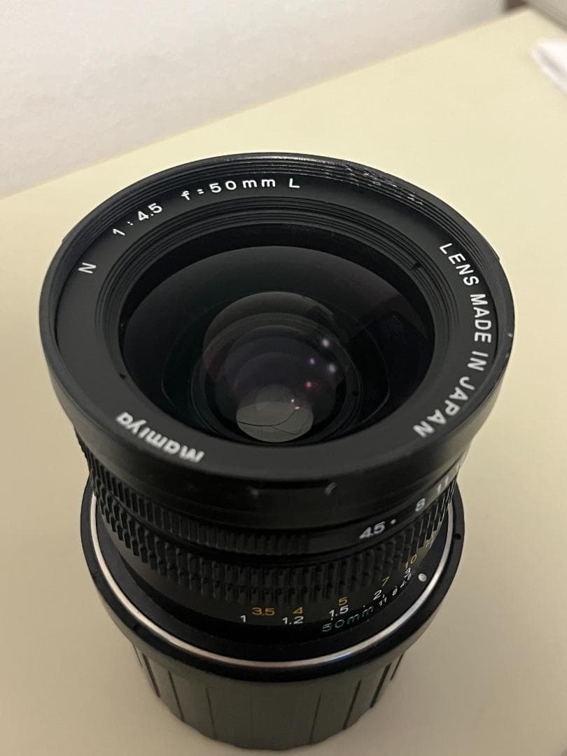 マミヤ　Mamiya 7用 N 50mm F4.5 広角レンズ