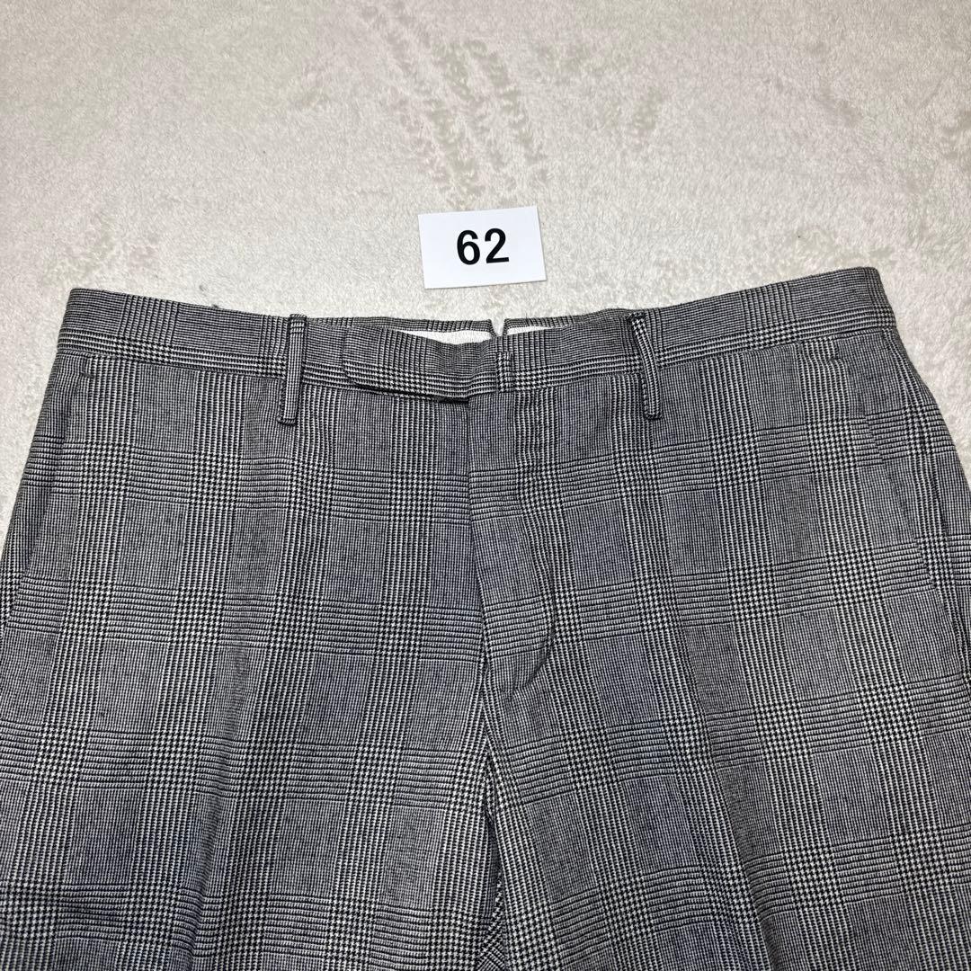 62 極美品　INCOTEX インコテックス　46 M ウール　グレー