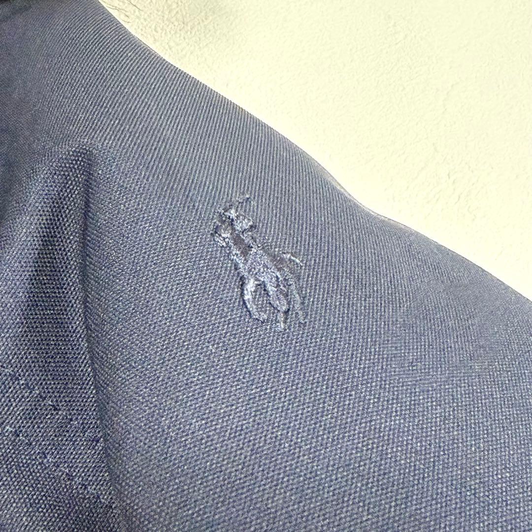 ポロラルフローレン ダウンジャケット ポニー フード ファー 近年 ネイビー S