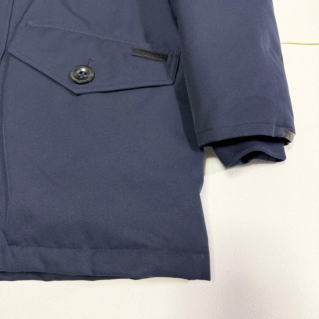 ポロラルフローレン ダウンジャケット ポニー フード ファー 近年 ネイビー S