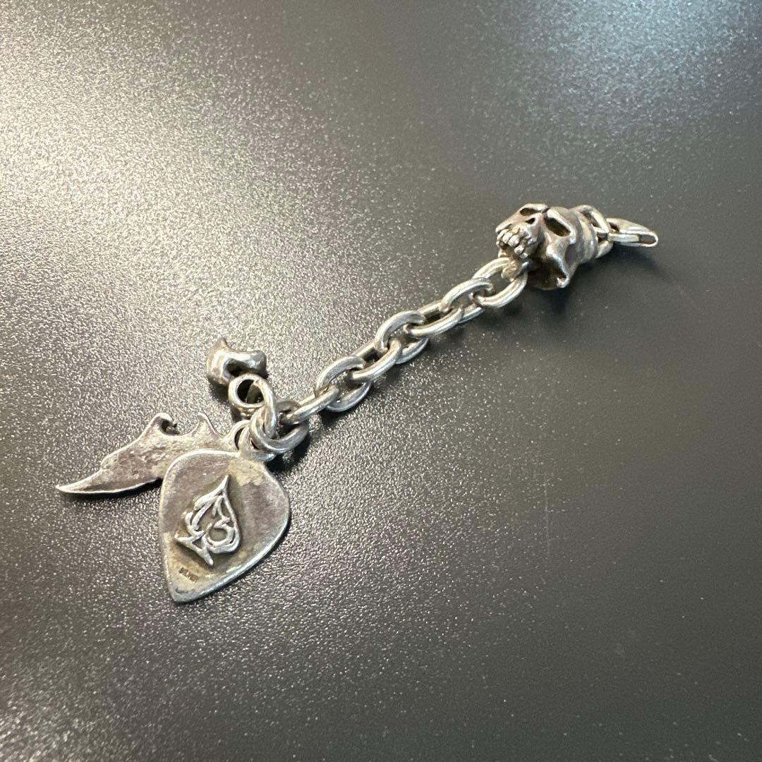 THIRTEEN DESIGNS シルバースカル羽根 チェーン 訳あり