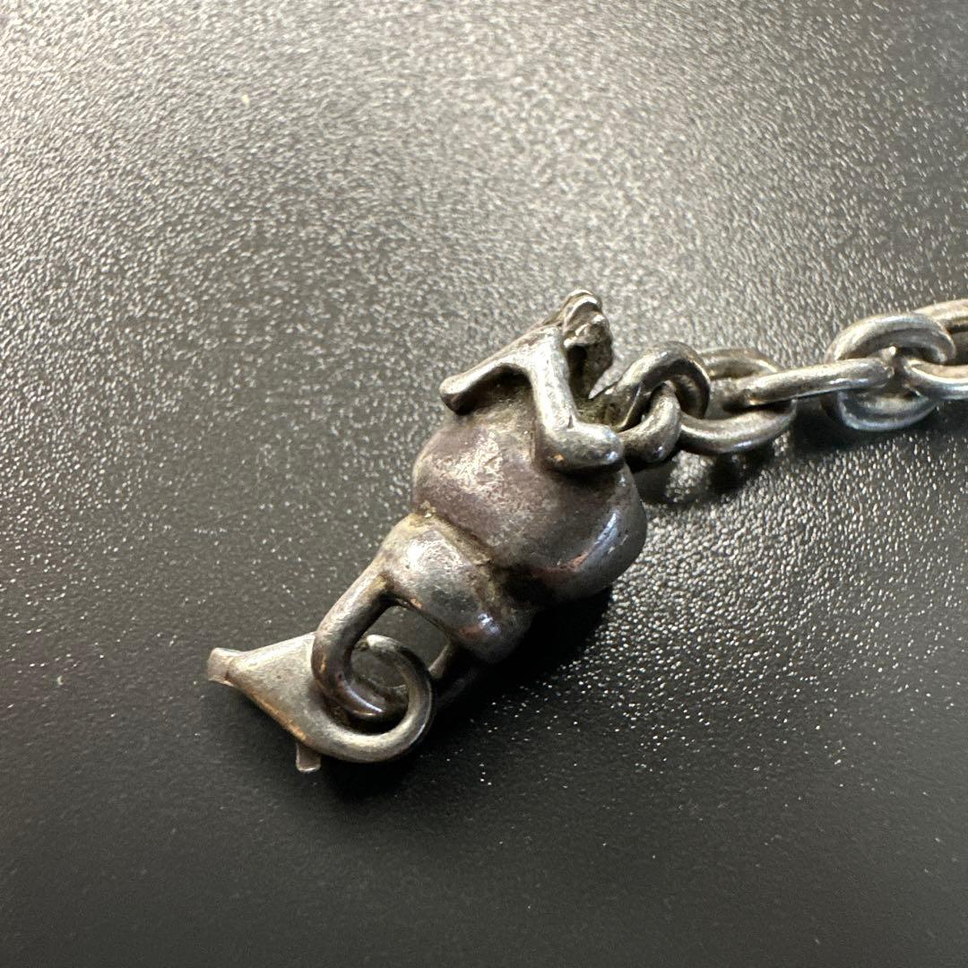 THIRTEEN DESIGNS シルバースカル羽根 チェーン 訳あり