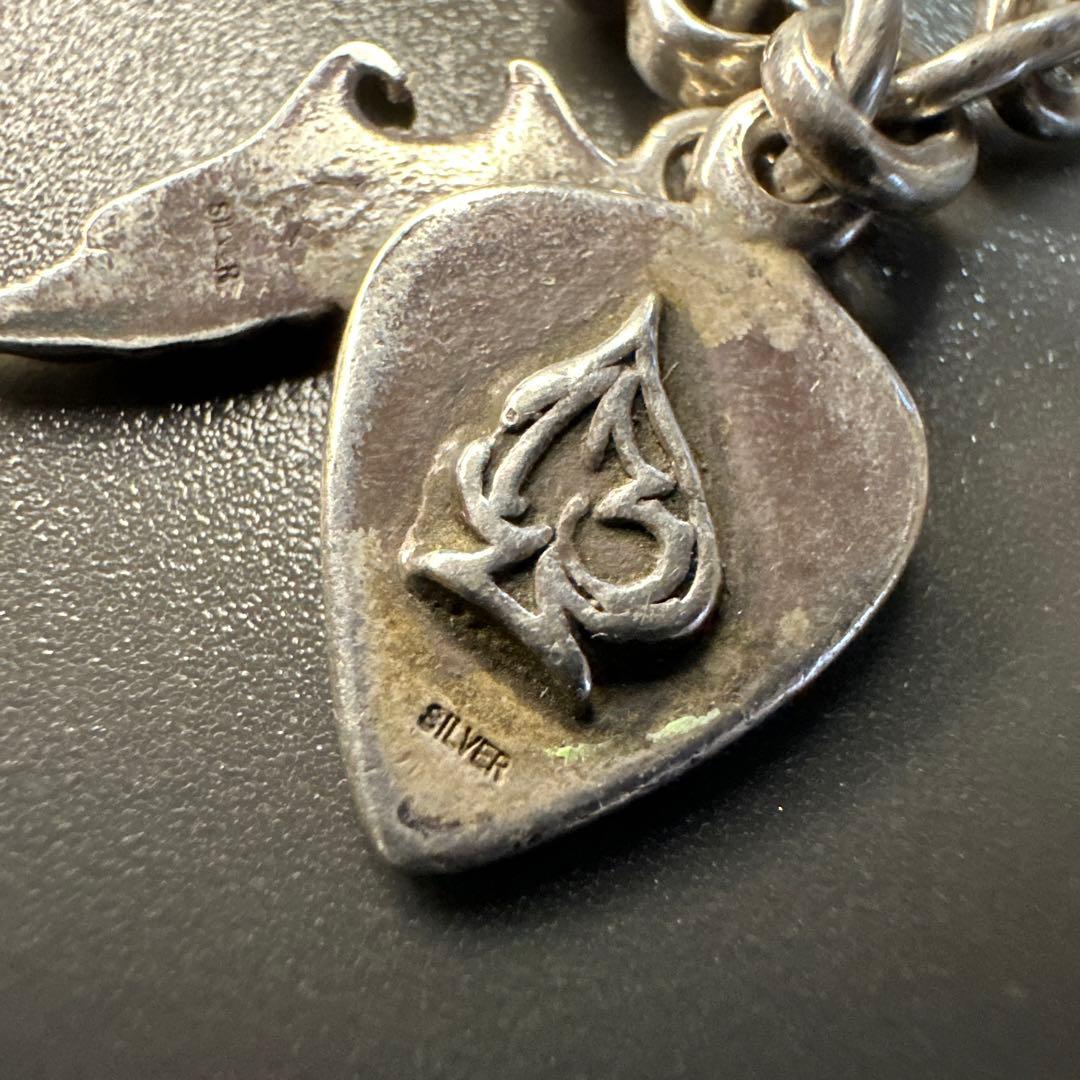 THIRTEEN DESIGNS シルバースカル羽根 チェーン 訳あり