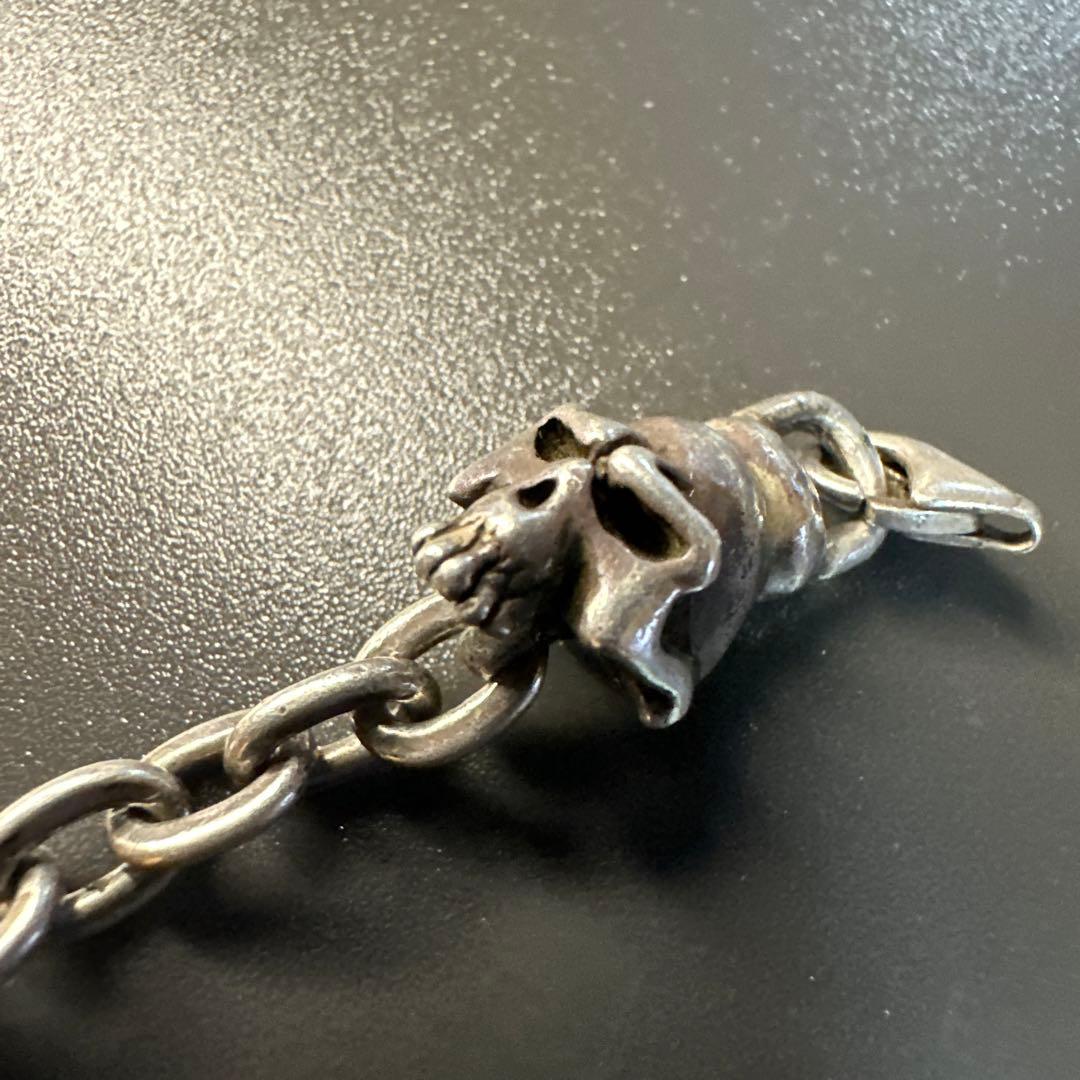 THIRTEEN DESIGNS シルバースカル羽根 チェーン 訳あり