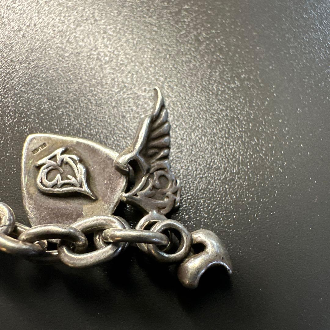 THIRTEEN DESIGNS シルバースカル羽根 チェーン 訳あり