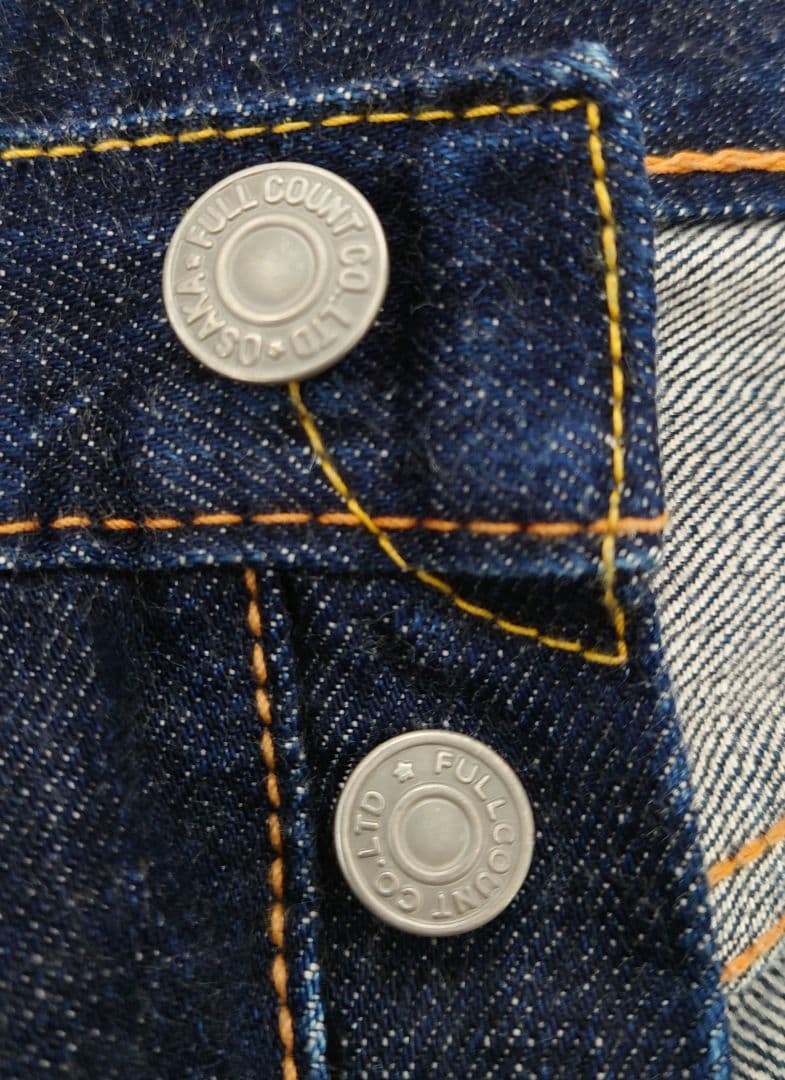 美品✨フルカウント 1108 セルビッチデニムパンツ 31 レングス長め