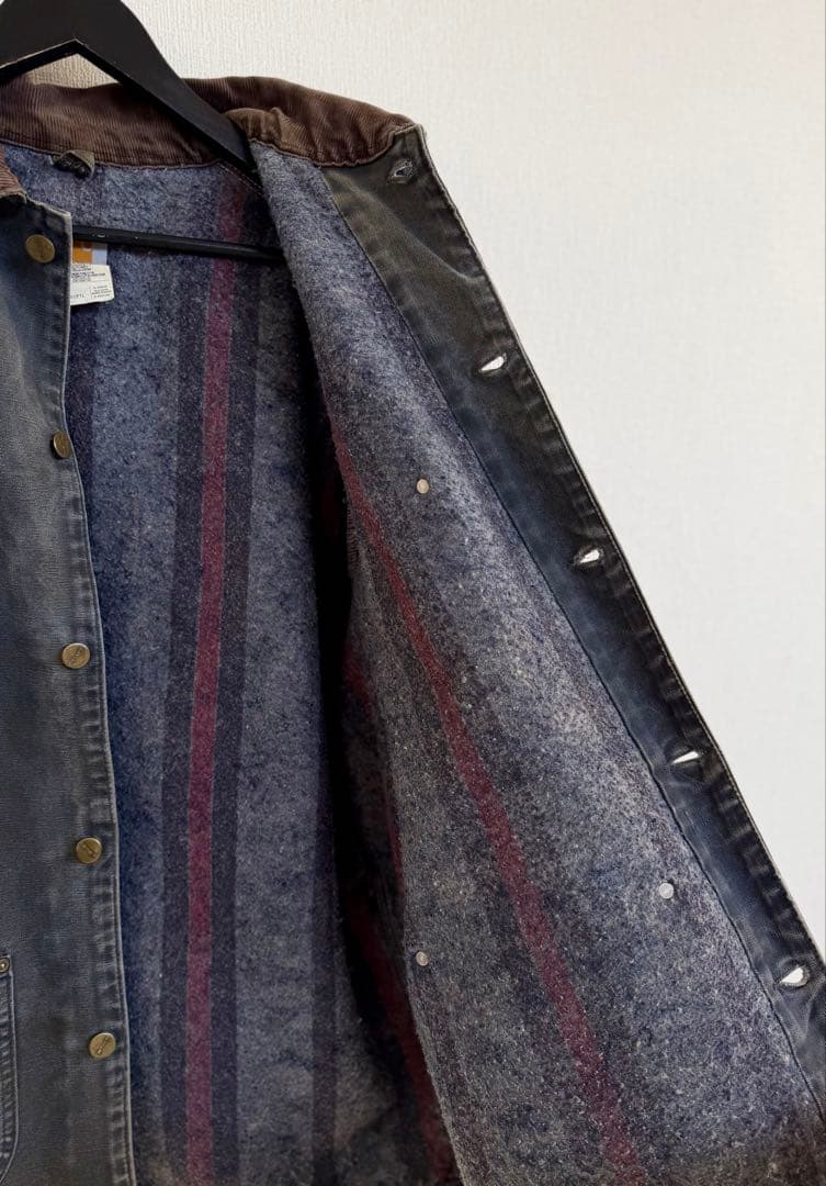 超スペシャル アメリカ製 カーハート チョアコートカバーオール XL グレー