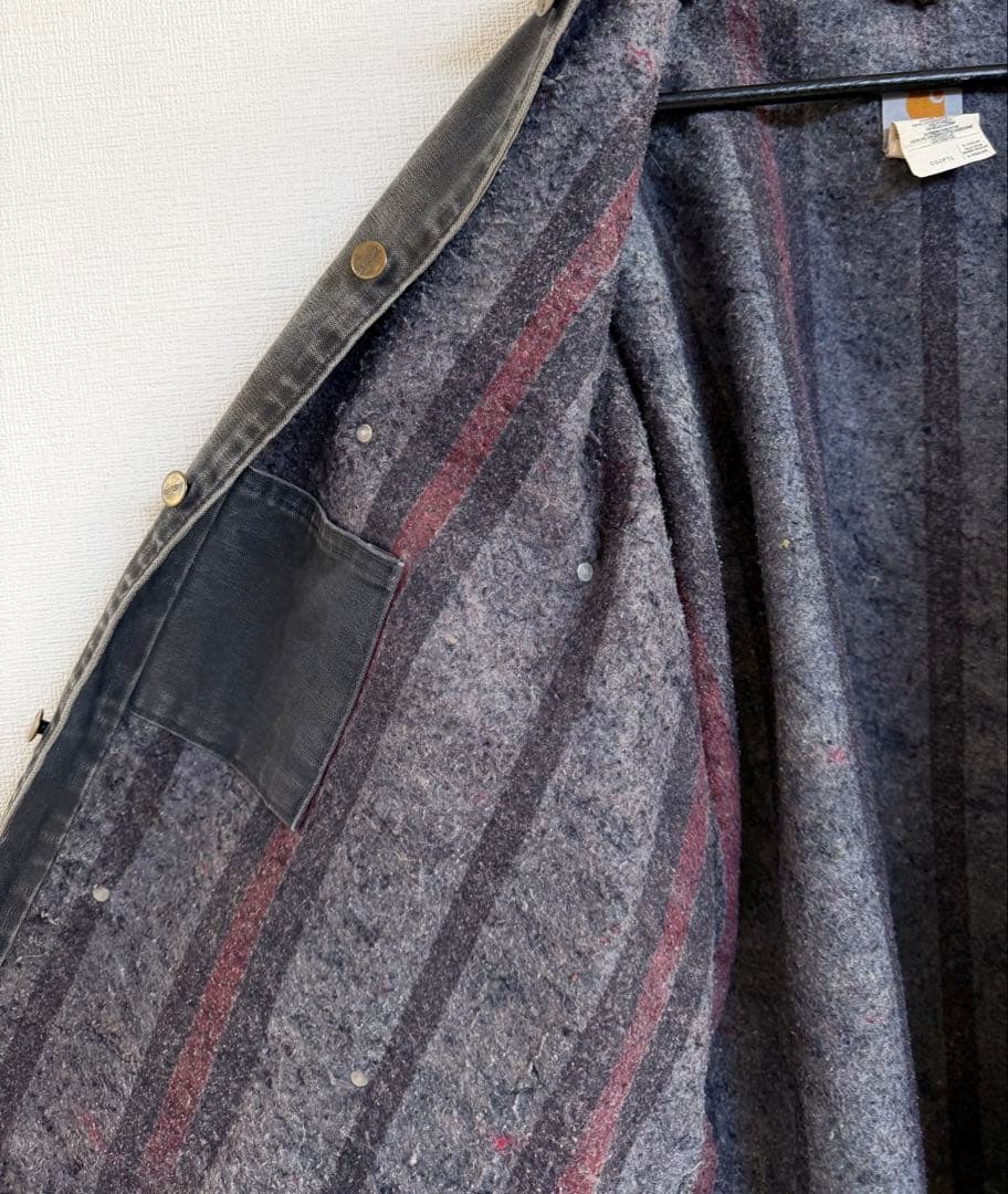 超スペシャル アメリカ製 カーハート チョアコートカバーオール XL グレー