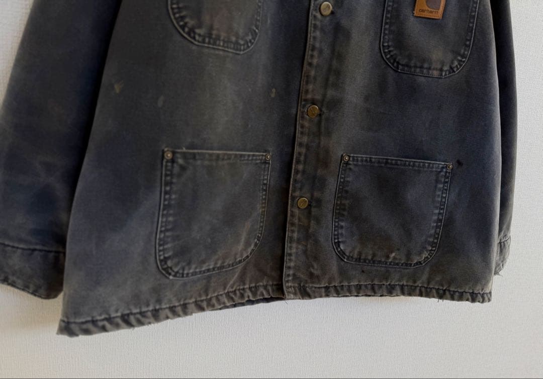 超スペシャル アメリカ製 カーハート チョアコートカバーオール XL グレー