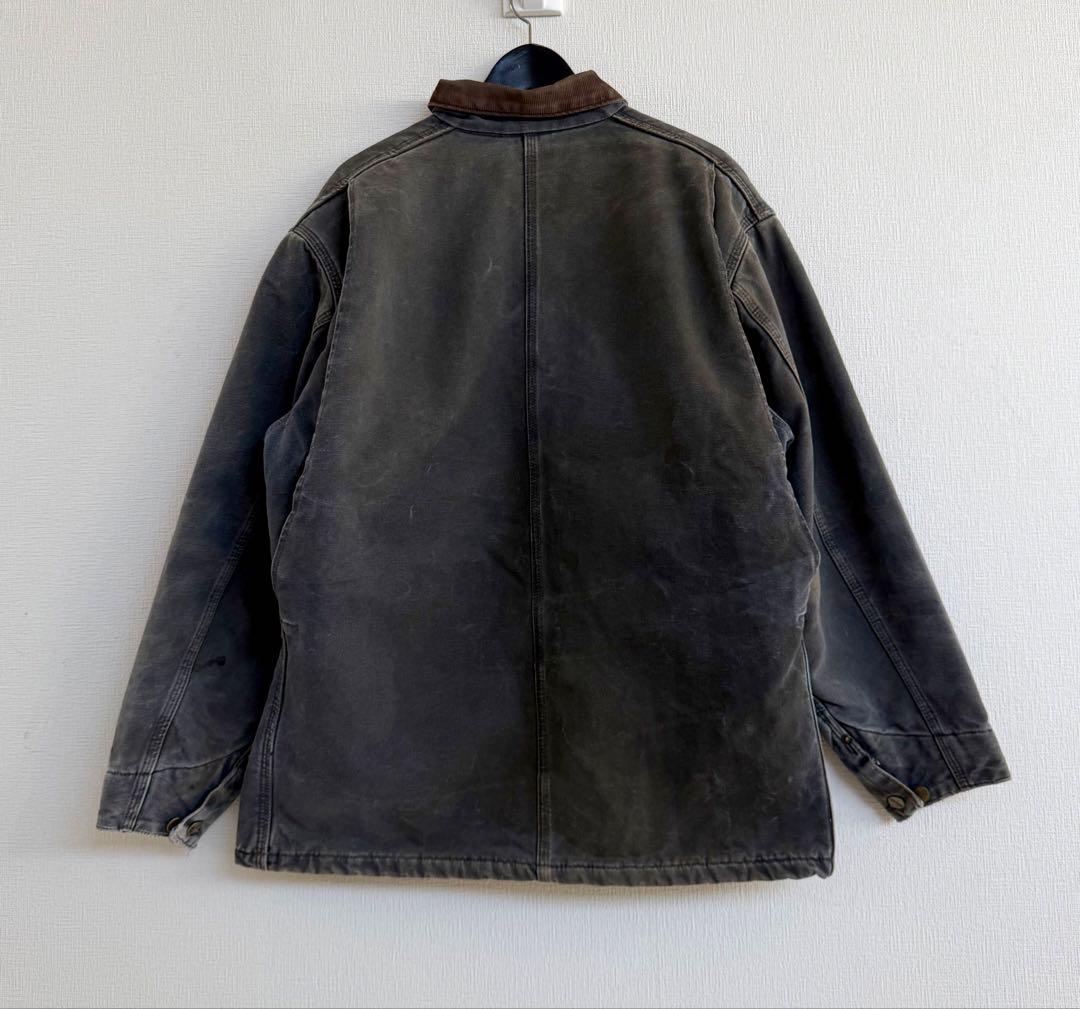 超スペシャル アメリカ製 カーハート チョアコートカバーオール XL グレー