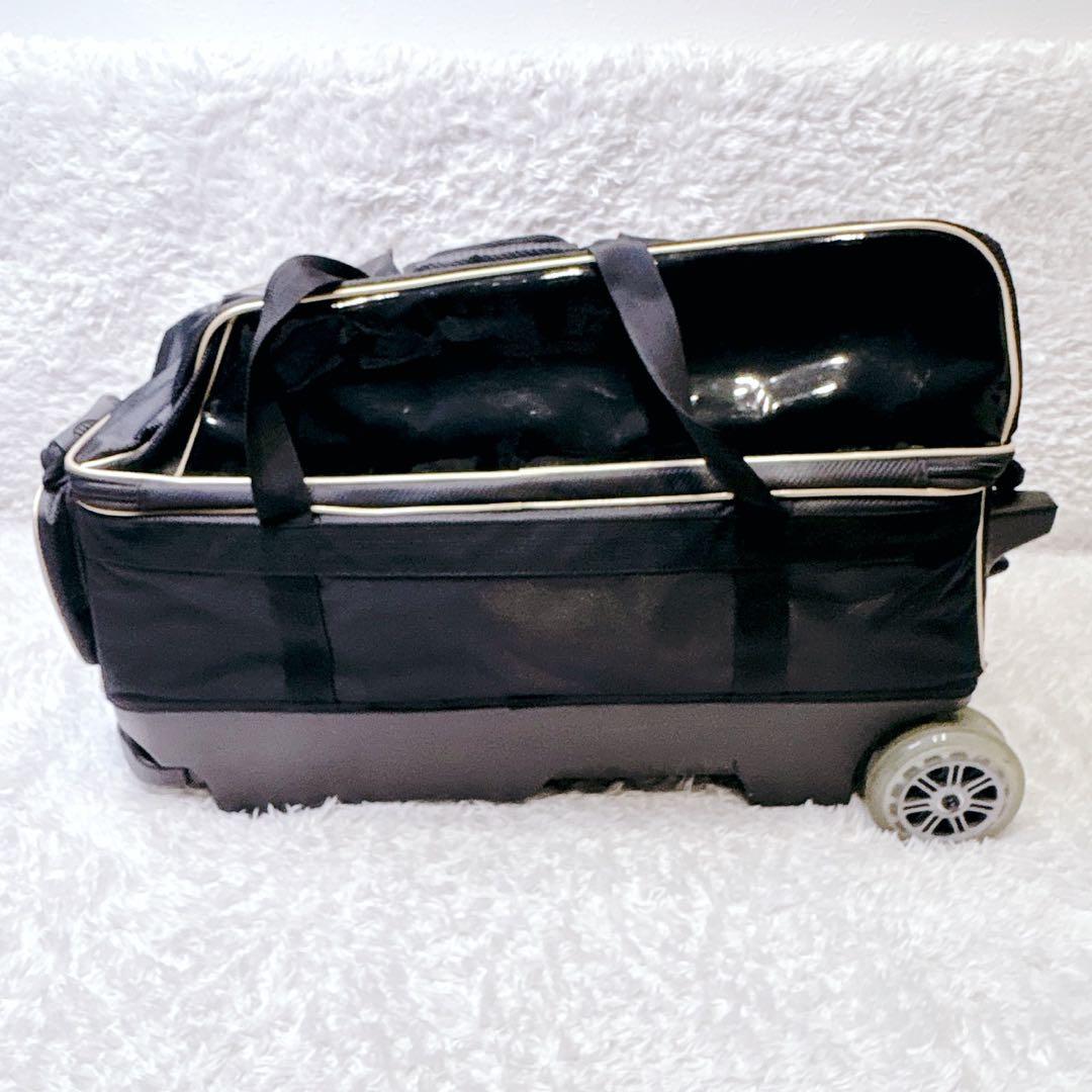 Brunswick 3個用 キャディタイプ ボウリング バッグ キャスター