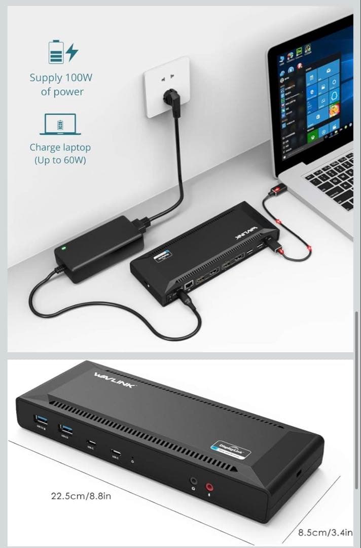 WAVLINK USB-C Ultra 5Kユニバーサルドッキングステーション