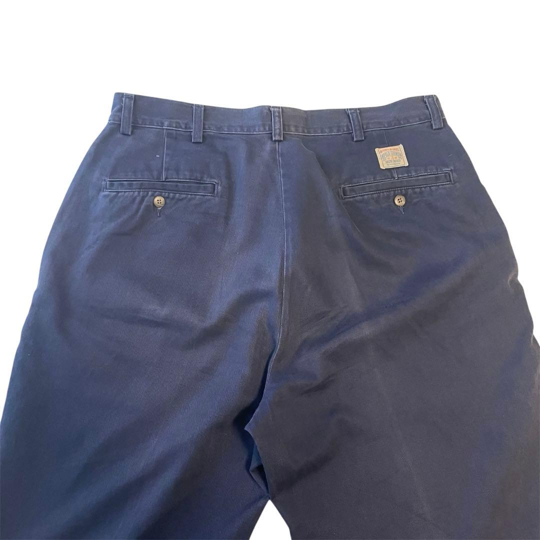 USA製 ポロラルフローレン 初期タグ ポロチノ ネイビー フェード W34