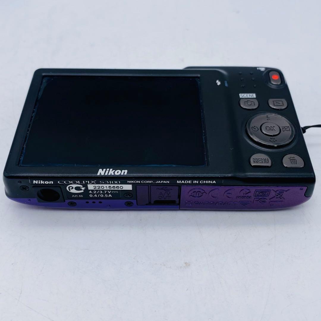 【美品動作確認済み】Nikon COOLPIX S3100