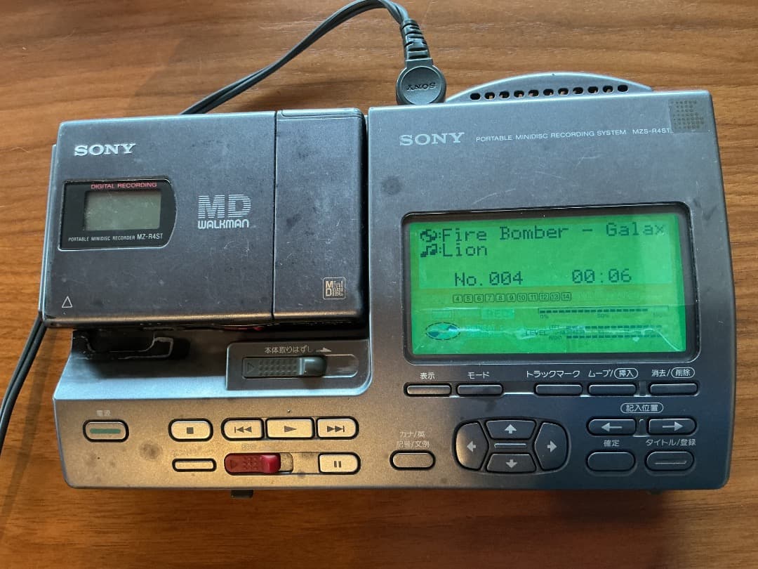 SONY MZS-R4ST Walkman ポータブルMDプレーヤー