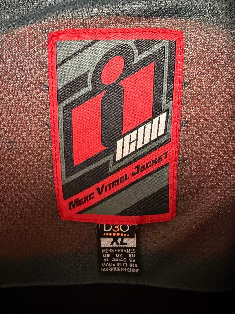 バイクウェア・装備 ICON Merc Vitriol Jacket XL