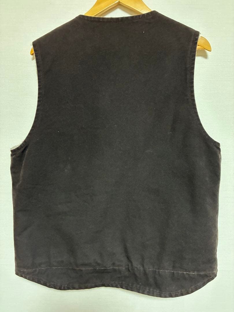 Carhartt サンドストーン シェルパ裏地 ダックベスト