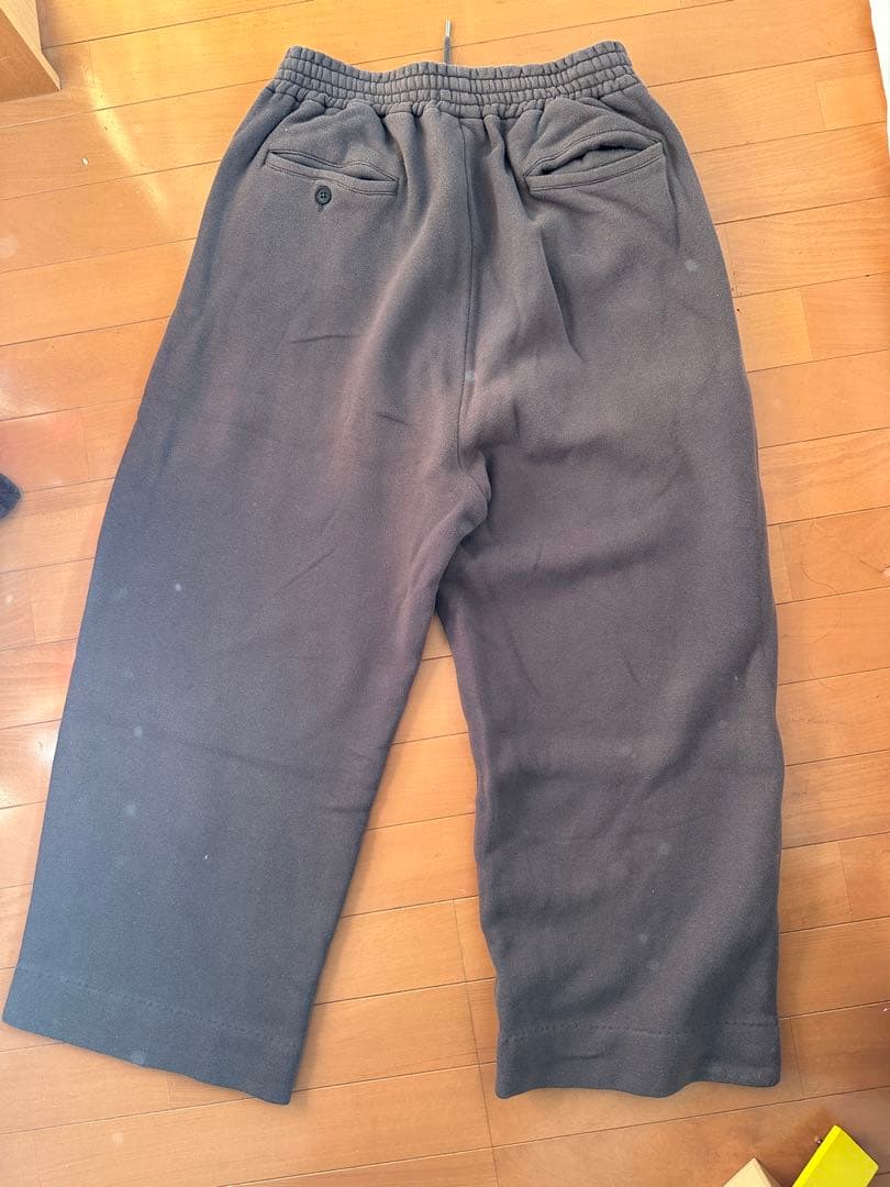 yoke/ヨーク/WIDE LEG LOUNGE PANTS GRAY
