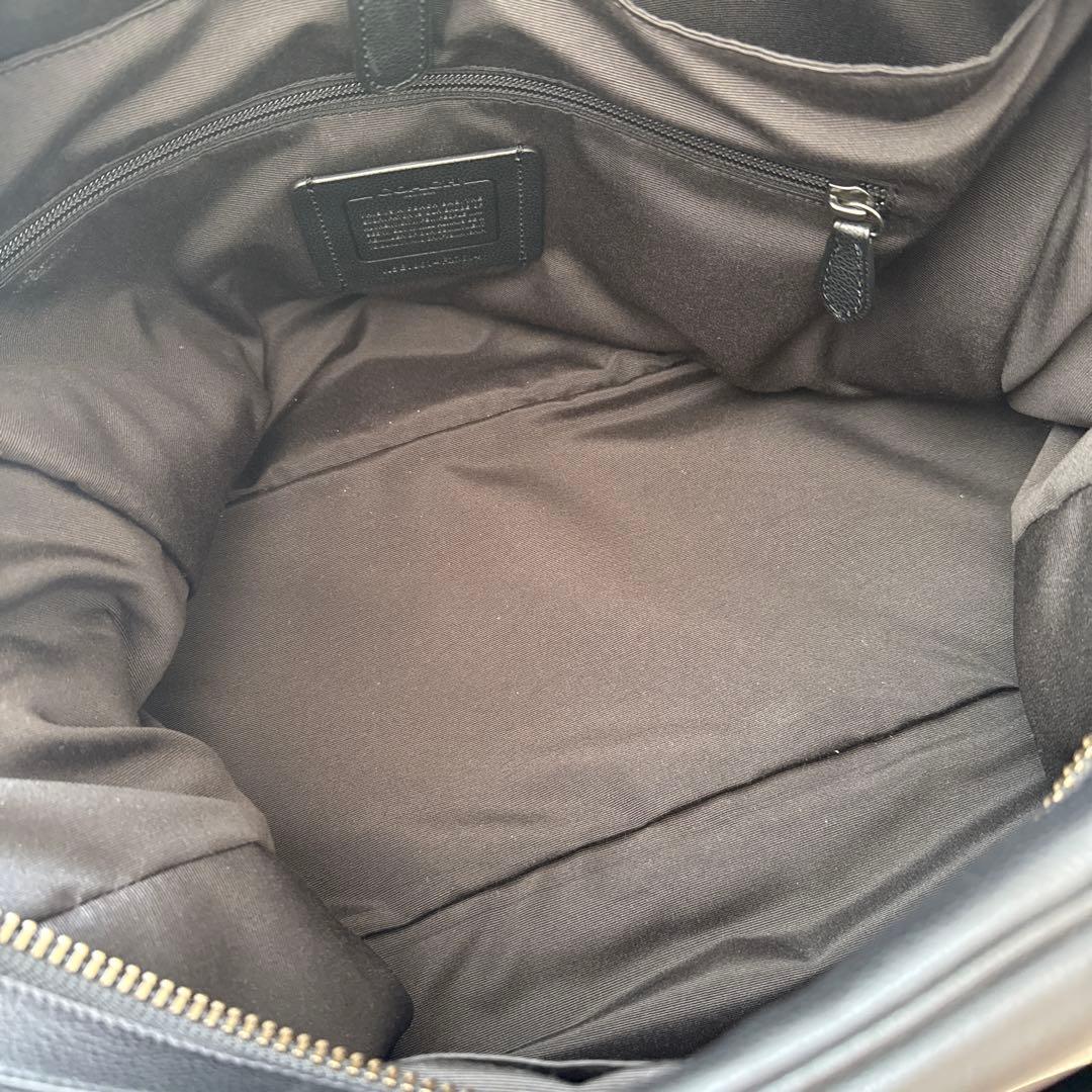 COACH ボストンバッグ ブラック レザー