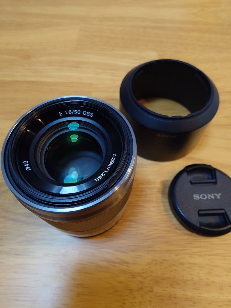SONY E 50mm F1.8 OSS シルバー SEL50F18