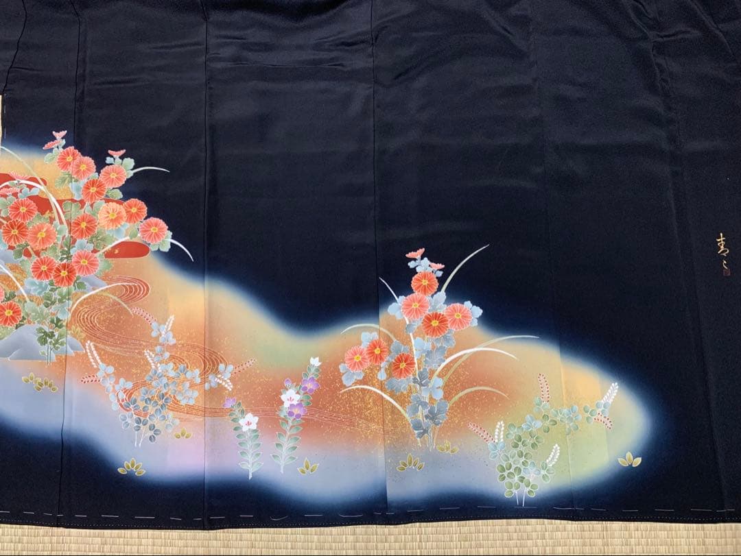 【新春特価】新品未使用❤️京友禅　最高級巨匠作家　松井青々黒留袖豪華6点セット❤️