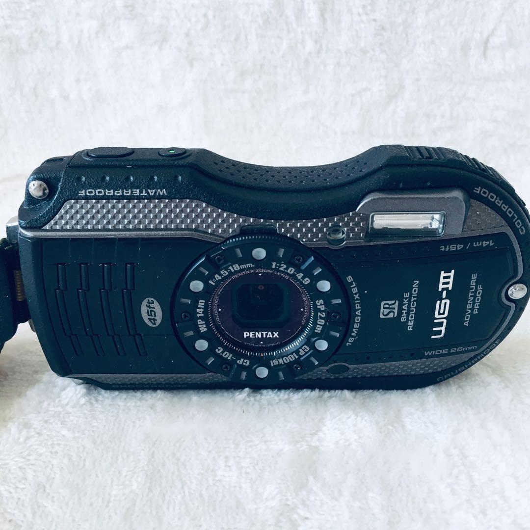 美品 WG-III WG-3 防水 防塵 耐衝撃 現場 タフカメラ