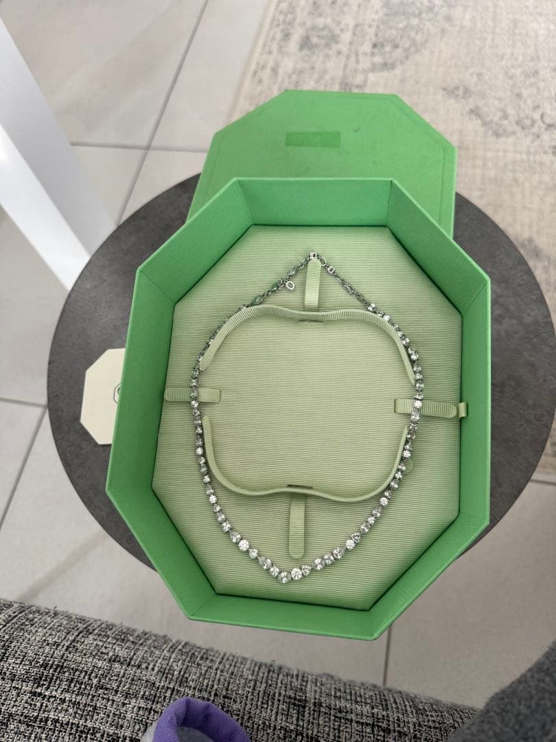 Swarovski Mesmera ネックレス ミックスカット, ホワイト