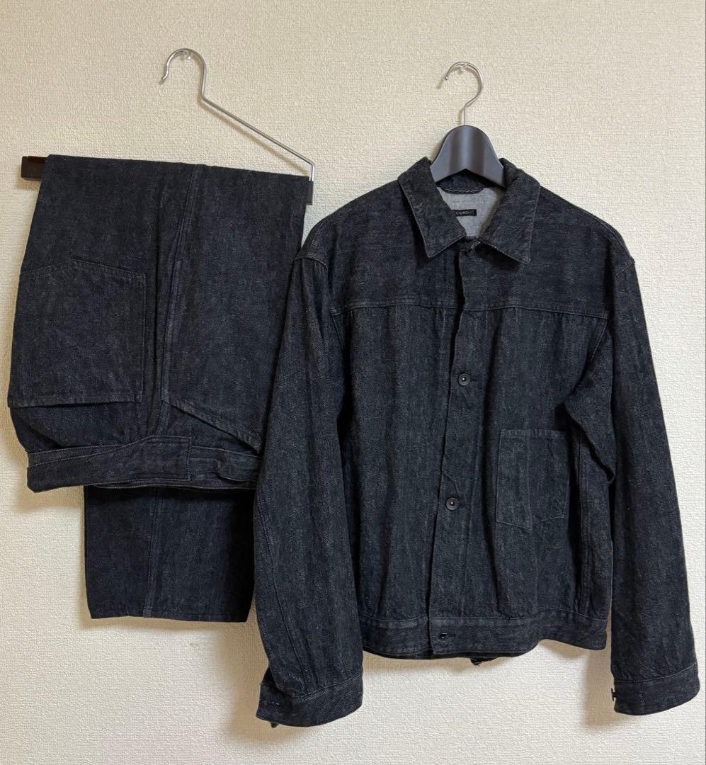 COMOLI （コモリ）デニム セットアップ Black Ecru size1