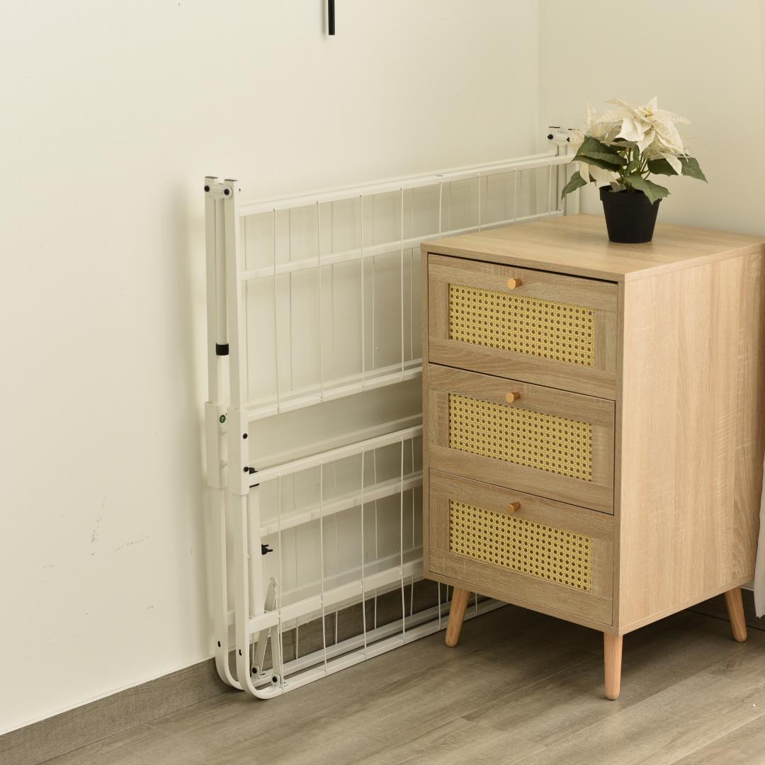 パイプベッド 折りたたみベッド シングル 組立簡単 ベッド 耐荷重200kg