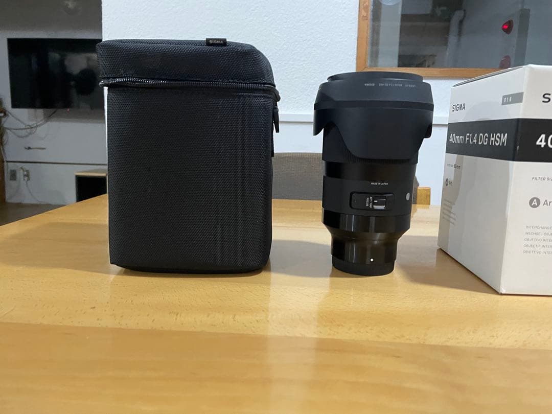 最終値下げ 美品 SIGMA 40mm F1.4 DG HSM Art ソニー