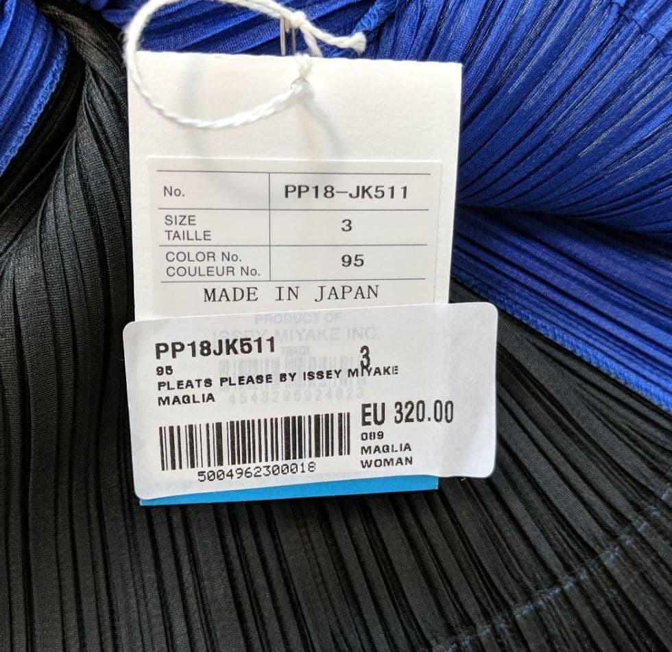 ♥PLEATS PLEASE ♥プリーツプリーズ　 青・黒　　新品　本物