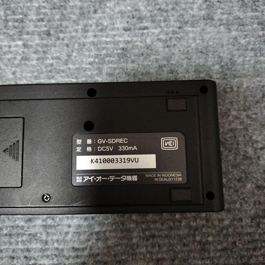 ビデオ　キャプチャー　GV SDREC アイ・オー・データ機　I・O DATA