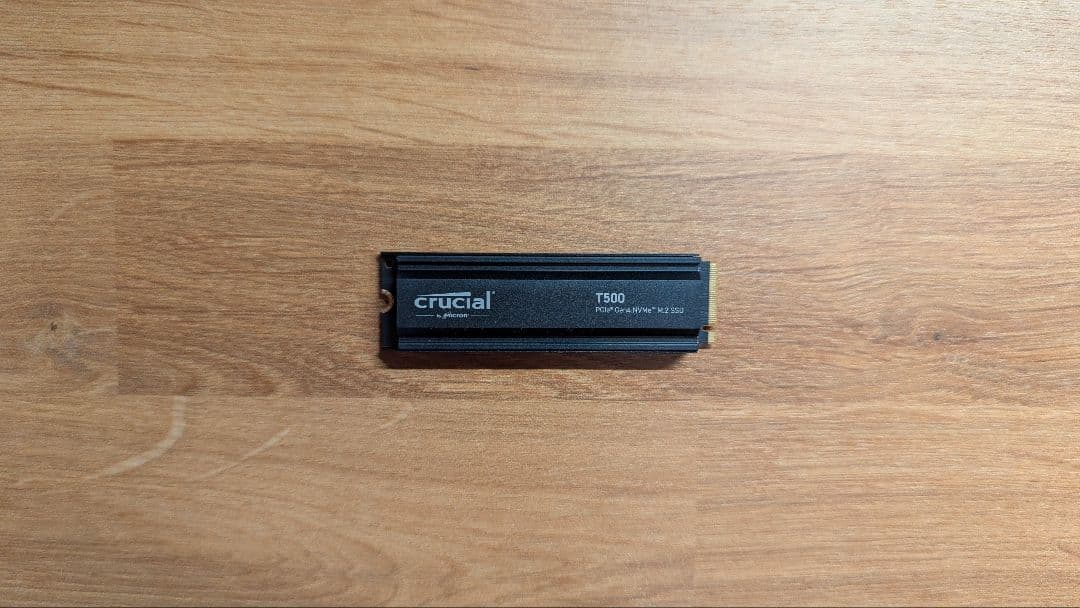 Crucial T500 ヒートシンク付き 1TB SSD PCIe Gen 4