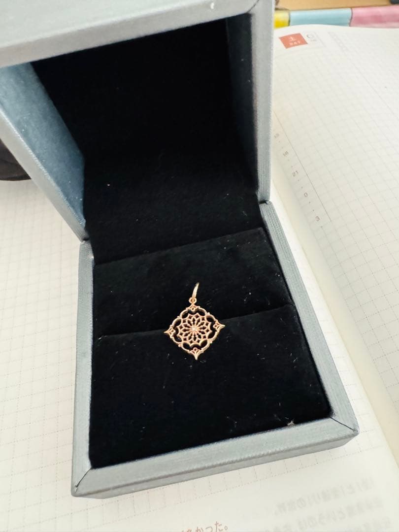 Ageteアガット　透かしネックレスチャーム