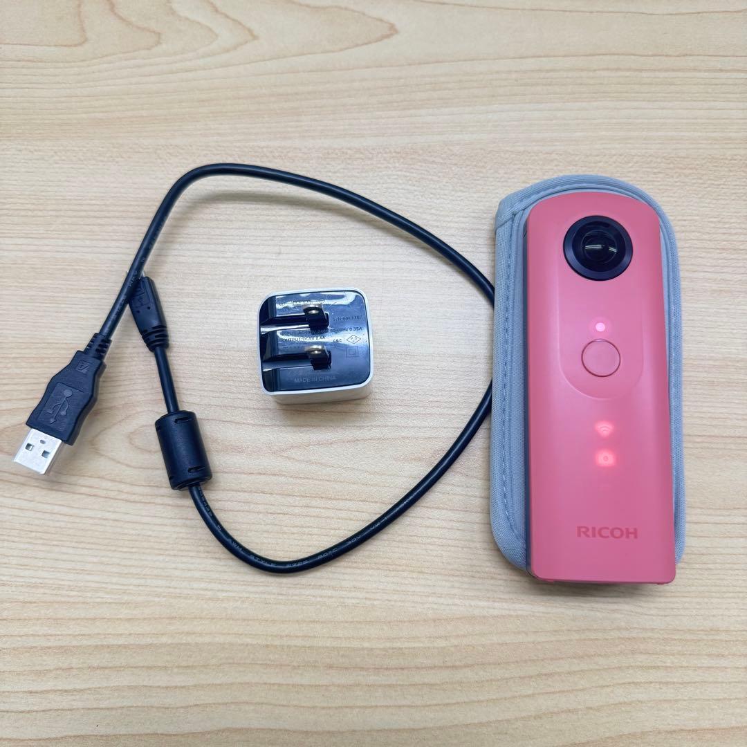 中古　RICOH THETA SC ピンク 360度カメラ　動作確認済