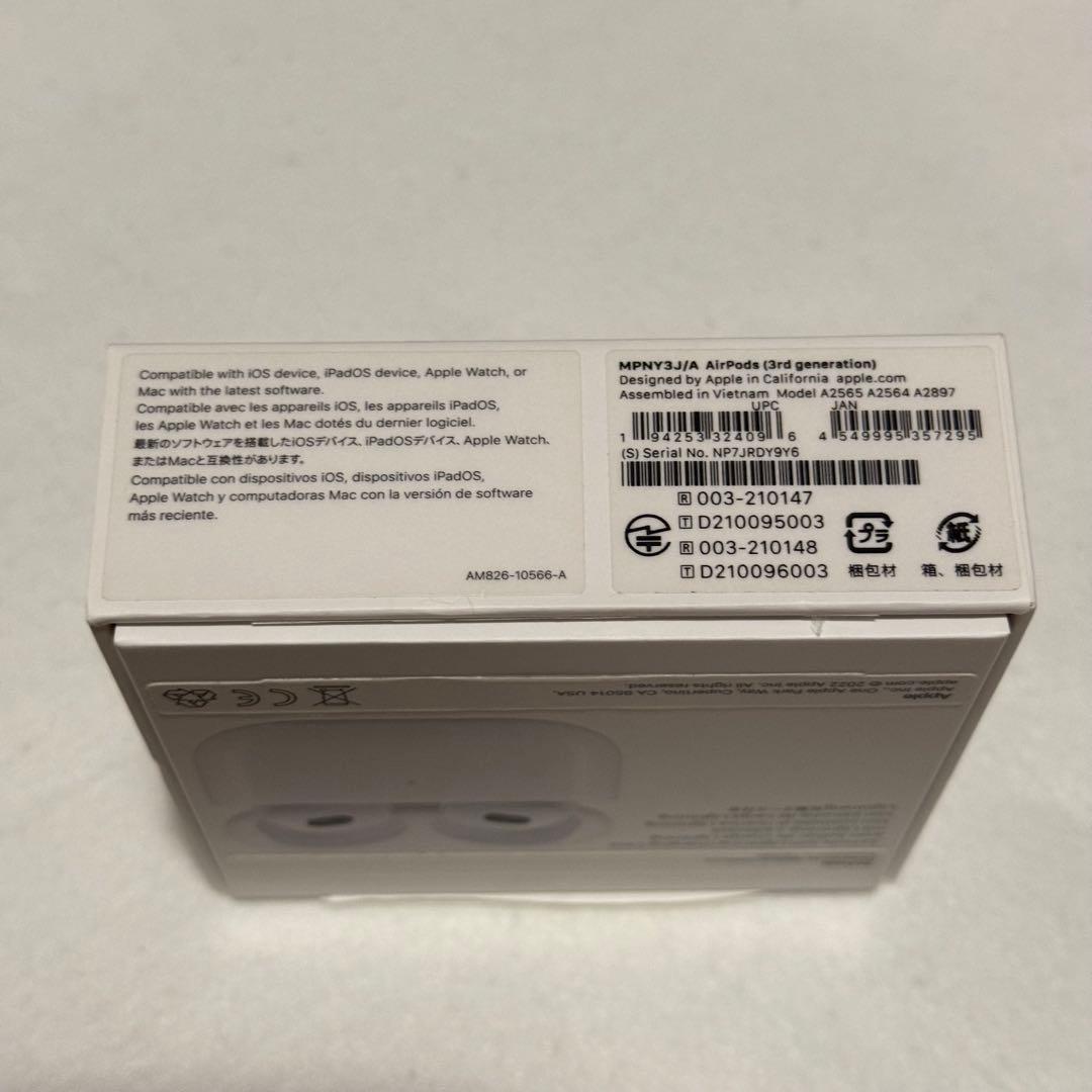 AirPods 第3世代 ワイヤレス Apple iPhone