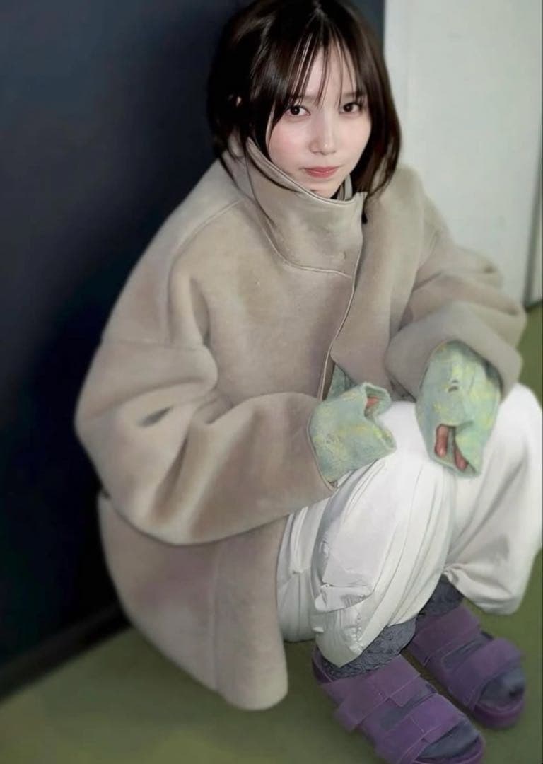 新品todayful Standcollar Boa Jacket 36 今期