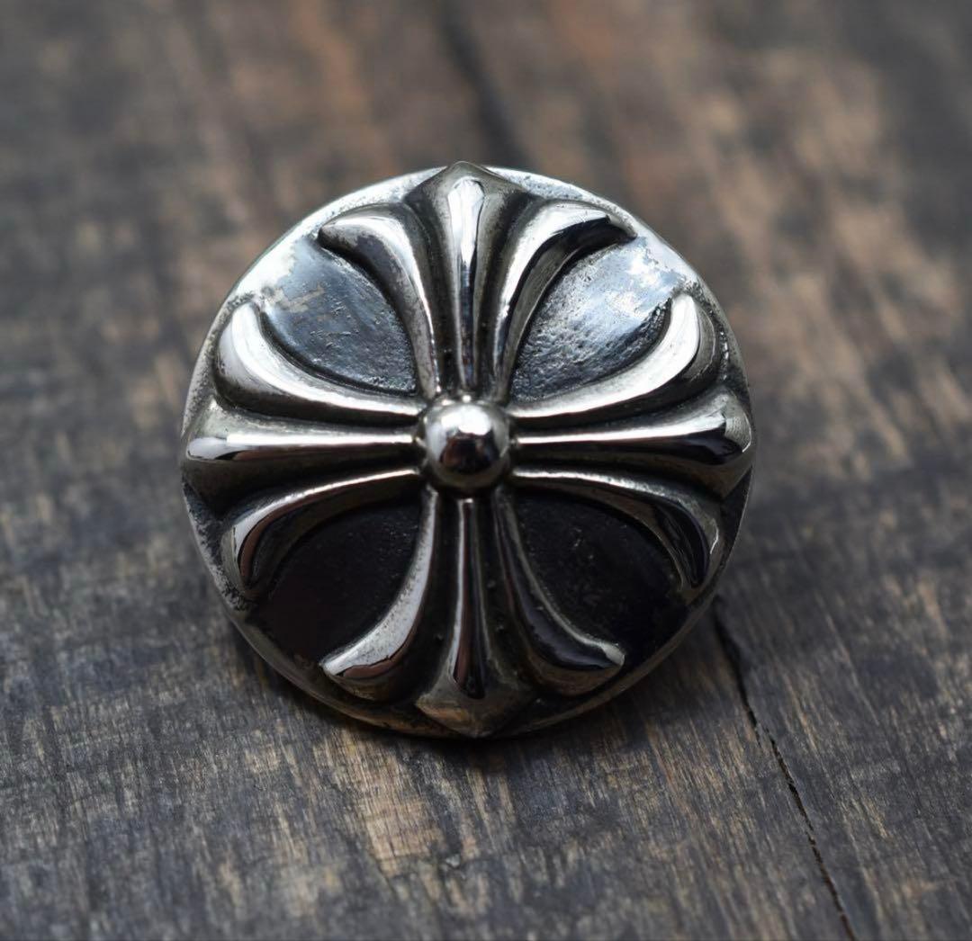 トラッカーウォレット　ショートサイズ　シルバー925クロスボールコンチョカスタム