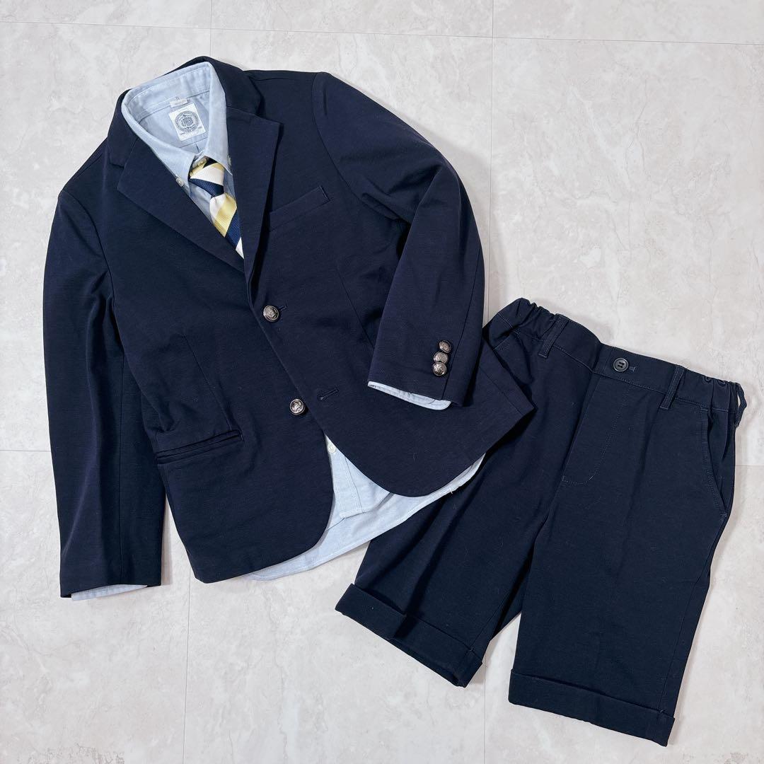 神戸美茶 様　120★BeBe 男の子 フォーマルスーツ 4点セット ストレッチ