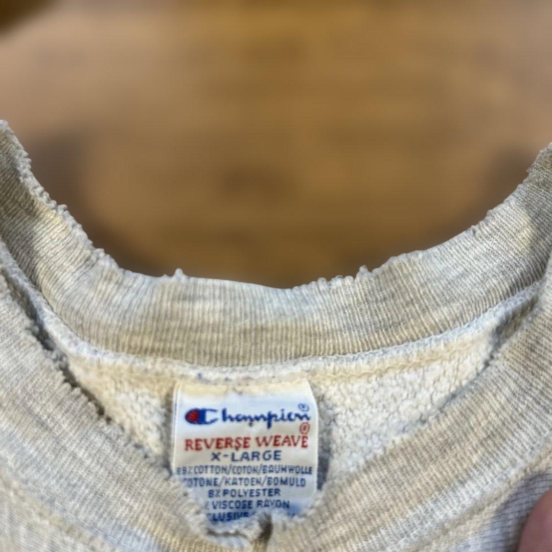 Champion Reverse Weave グレー トレーナー XL