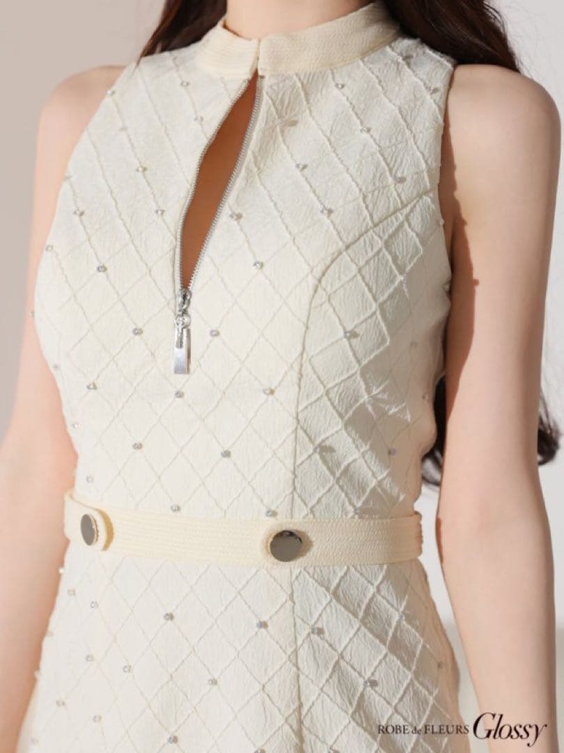 ROBE de FLEURS Glossy ローブドフルール ドレス ミニドレス