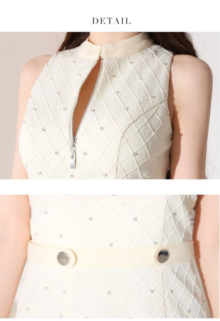 ROBE de FLEURS Glossy ローブドフルール ドレス ミニドレス