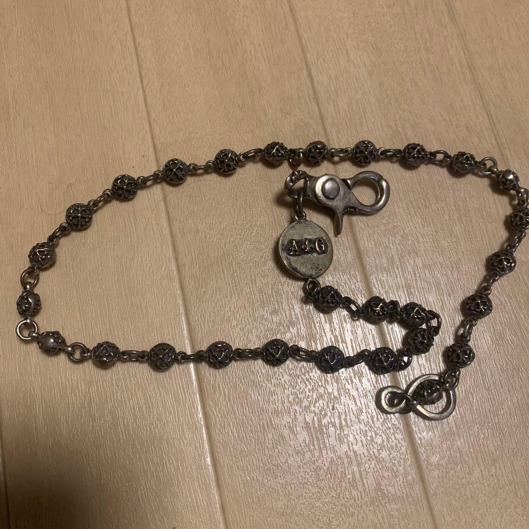 AK8、 値下げA&G シルバー925 ウォレットチェーン