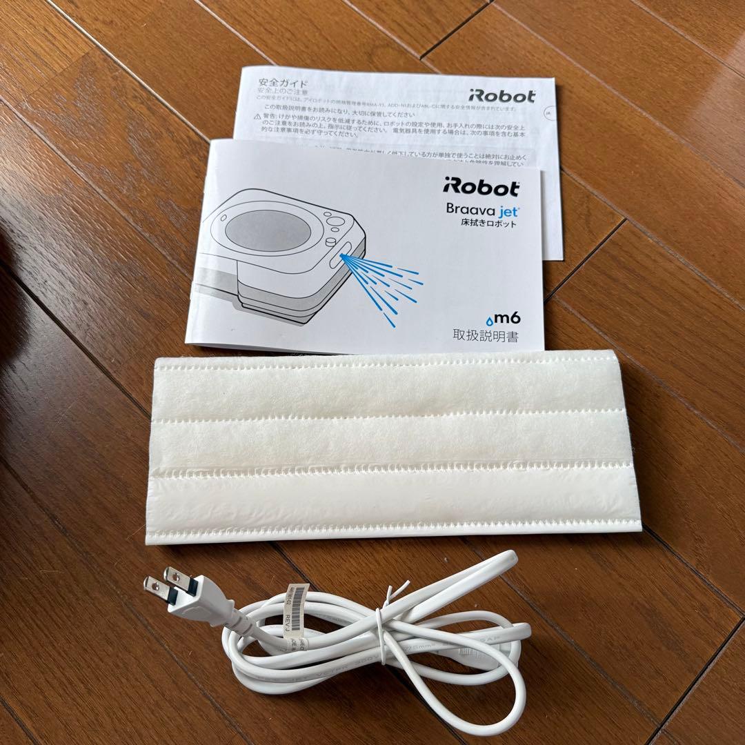 【動作良好/40分稼働】ブラーバ ジェット m6 アイロボット 付属品・箱付