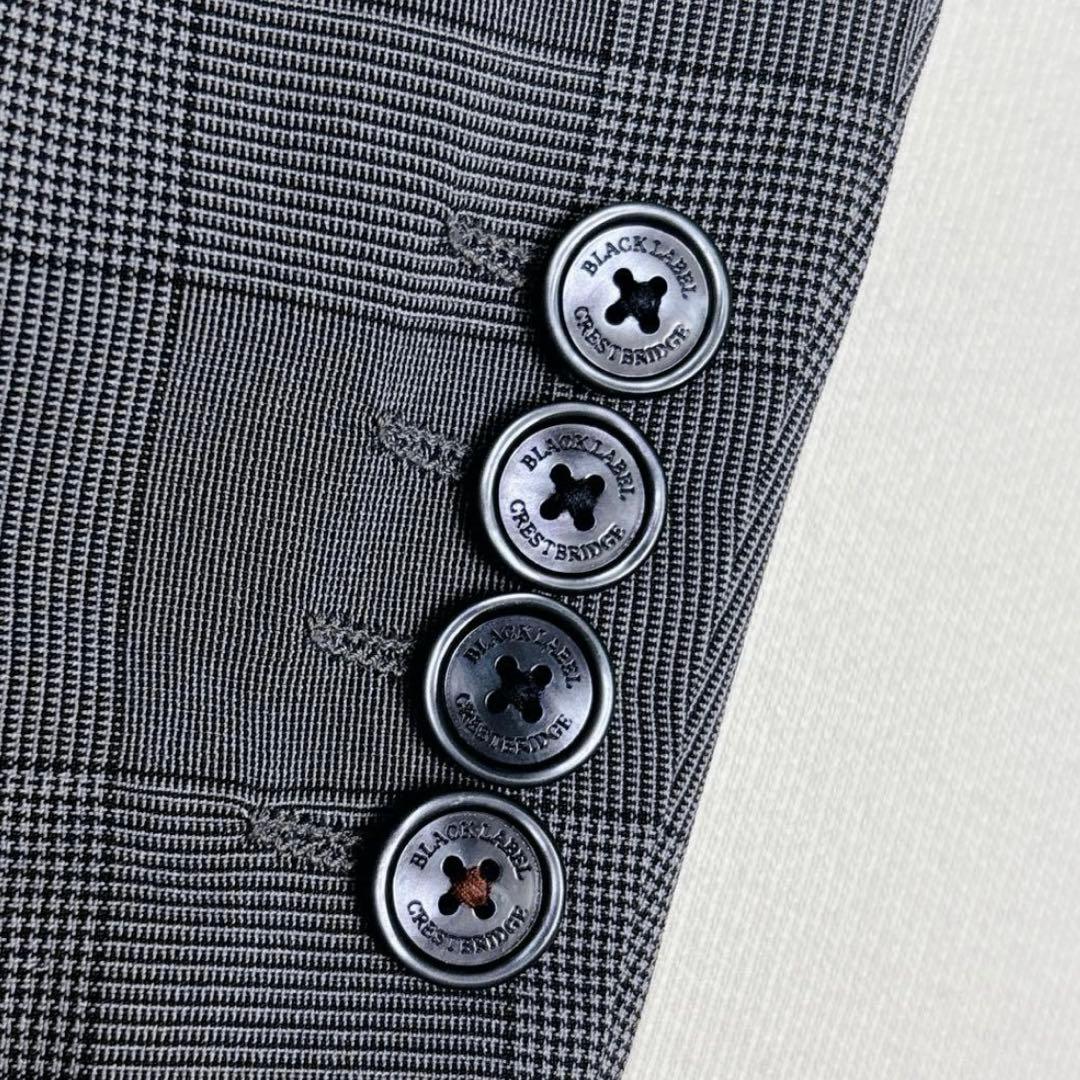 【Lサイズ】ブラックレーベルクレストブリッジ チェック セットアップ スーツ